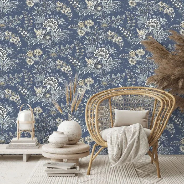 Laura Ashley Marlbrook Wallpaper - 130097 - Dusky Seaspray