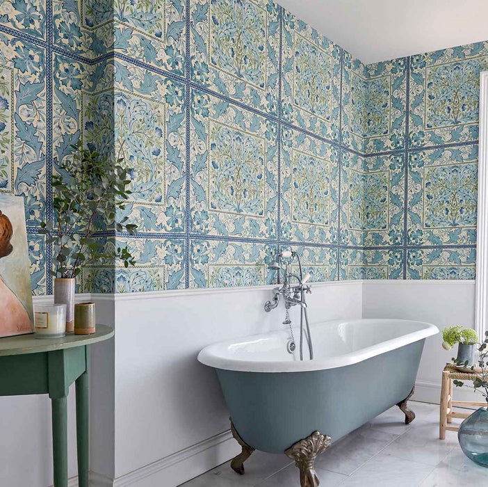 Morris & Co Wilhelmina Indigo Wallpaper