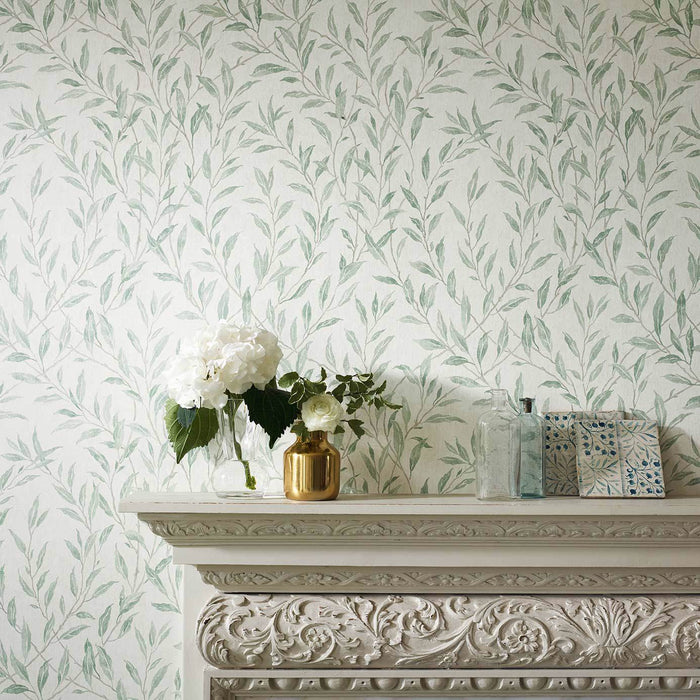 Osier Willow/Cream Wallpaper