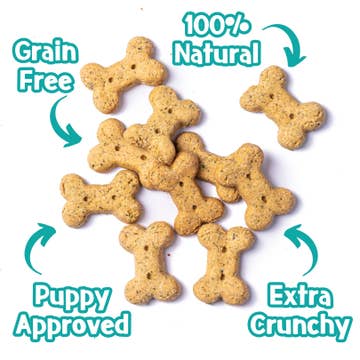 Park Life Brush-Bix Dog Biscuits Turkey & Peppermint 100g