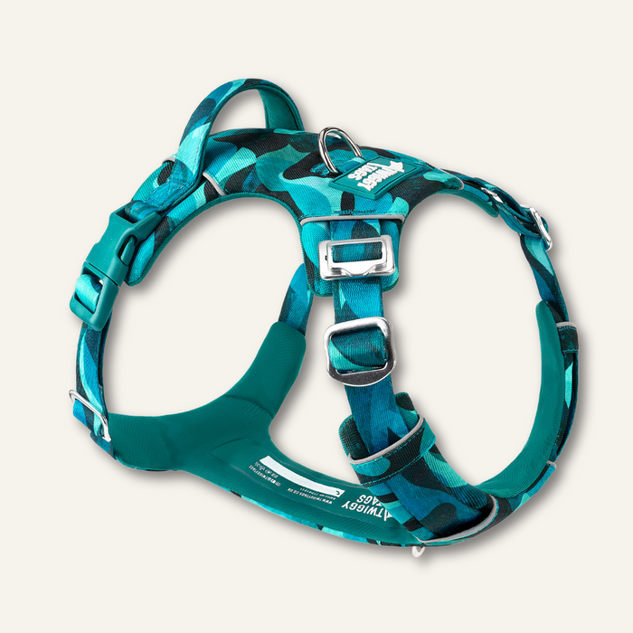 Twiggy Tags Adventure Harness Lagoon