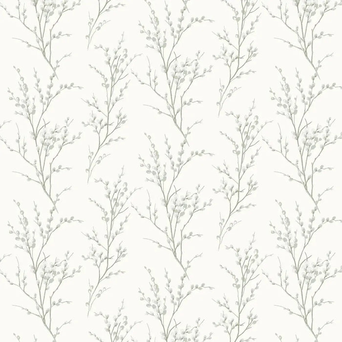 Laura Ashley Pussy Willow Wallpaper - 130115 - Sage Green
