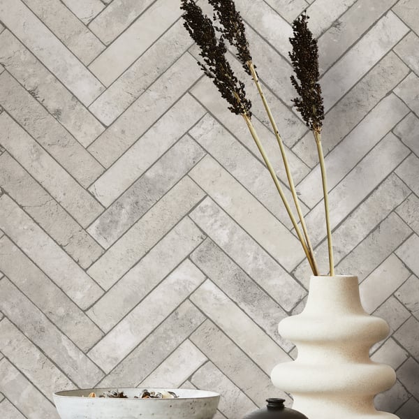 Galerie Bricks & More Wallpaper 45762 Herringbone