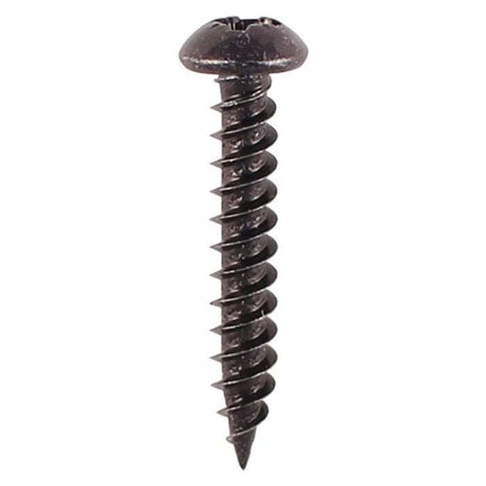 Timco Blackjax Woodscrew PZ2 RND - 6 x 1 15 PCS