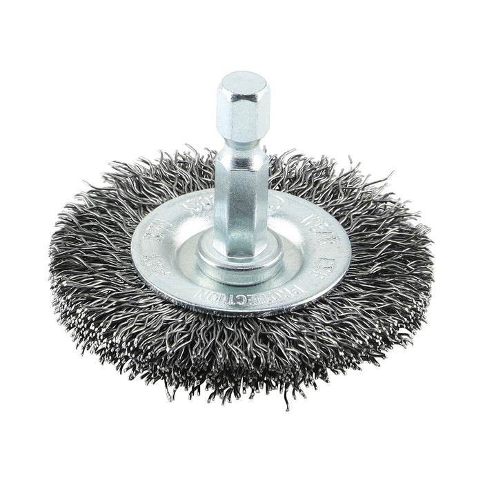 Timco Crimped Steel Wired Brush-Wheel Brush 50mm - 1 PCS