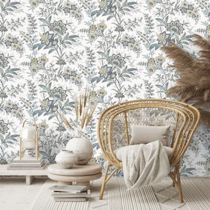 Laura Ashley Marlbrook Wallpaper - 130098 - Pale Linen