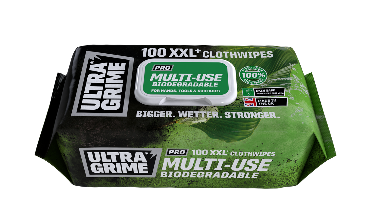 Uniwipe Ultragrime Pro Multi-Use Bio 100 XXL Huge Wipes