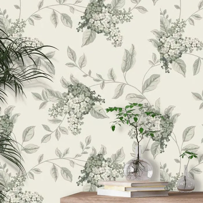 Laura Ashley Portland Wallpaper  - 127393 - Fern