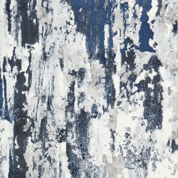 Apollo GR580 Grey/Navy Modern Abstract Rug