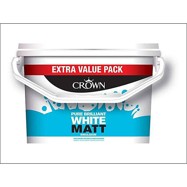 Crown 7.5L Non-Breatheasy Matt Paint Pure Brilliant White