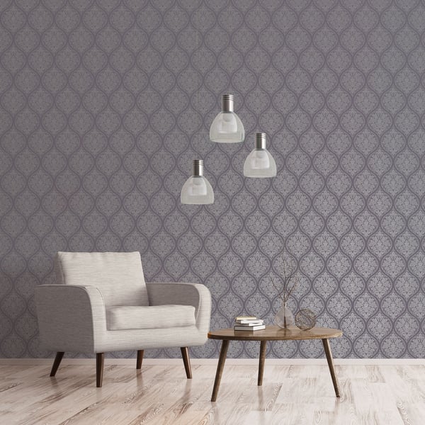 Galerie Emporium Ogee Wallpaper Purple 7008