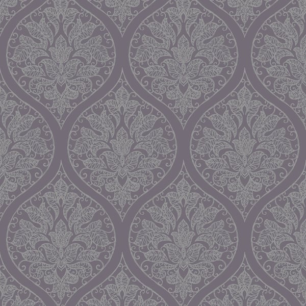 Galerie Emporium Ogee Wallpaper Purple 7008