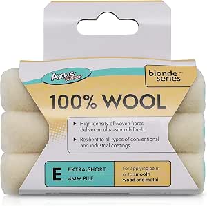 Axus 4" Triple Pack 100% Wool Mini Roller, (blonde series) - AXU/RBLN43