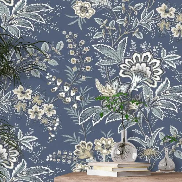 Laura Ashley Marlbrook Wallpaper - 130097 - Dusky Seaspray