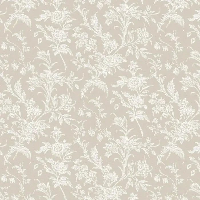 Laura Ashley Lloyd Wallpaper-127391 - Dove Grey