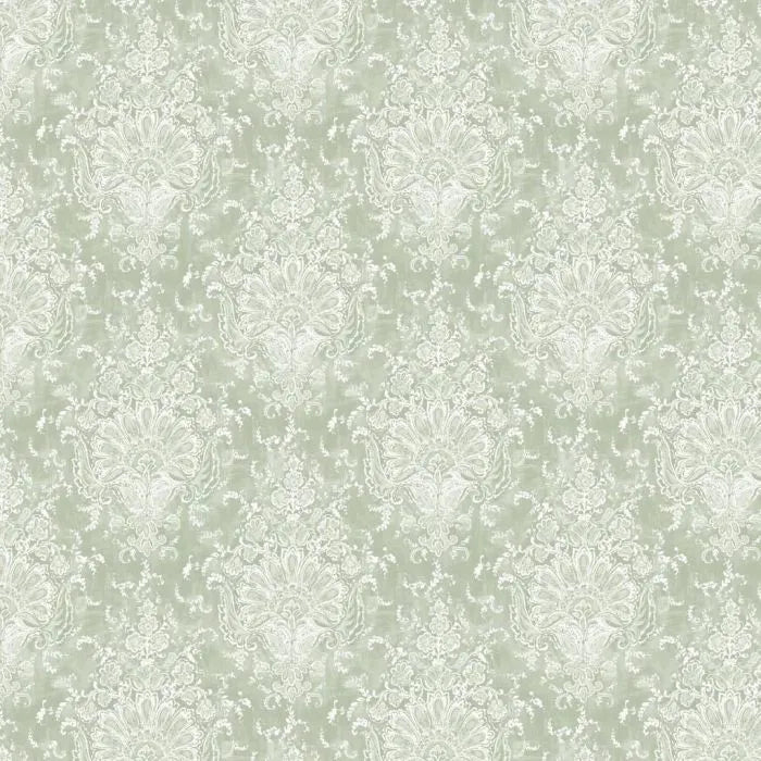 Laura Ashley Maddox Wallpaper - 130105 - Sage Green