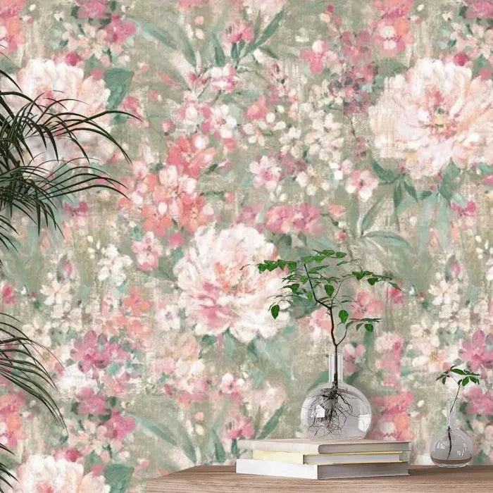 Laura Ashley Mayville Wallpaper -140328 - Hedgerow Green
