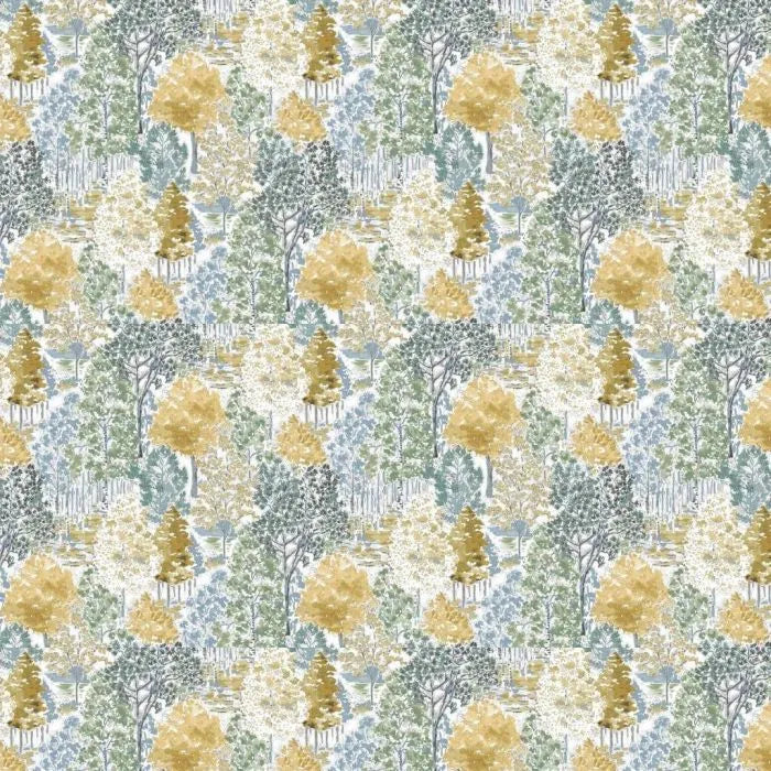 Laura Ashley Elston Garden Wallpaper - 130153 - Ochre Yellow
