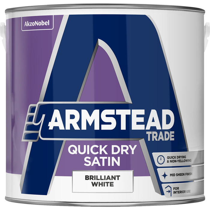 Armstead Trade Quick Drying Brilliant White Satin