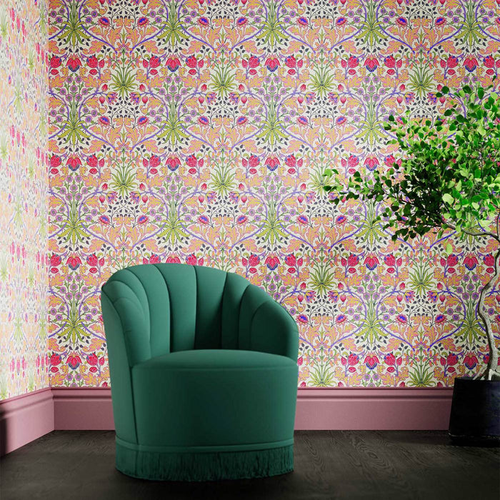 Morris & Co Hyacinth Cosmo Pink Wallpaper