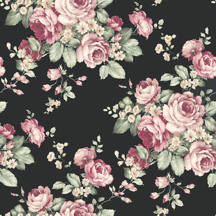 Galerie Grand Floral Black AF37700