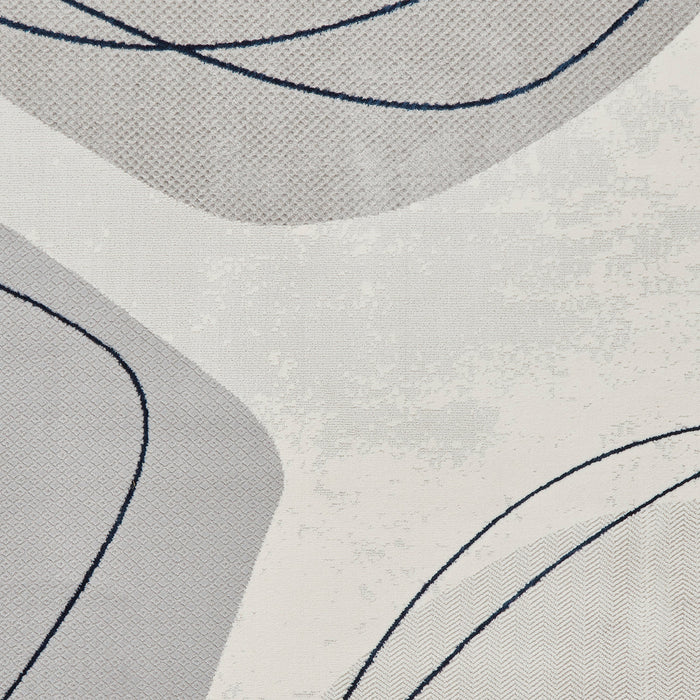 Apollo E9974 Grey/Blue Modern Abstract Rug