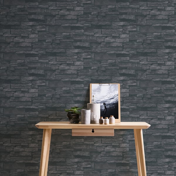 Galerie Bricks & More Wallpaper BB51133 Stone Wall