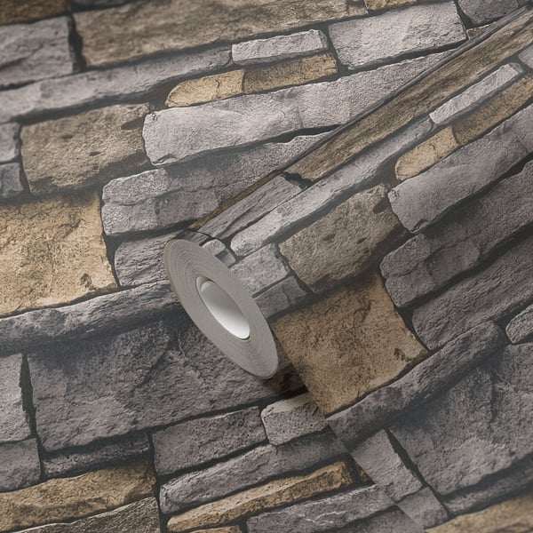 Galerie Bricks & More Wallpaper BB51134 Stone Wall