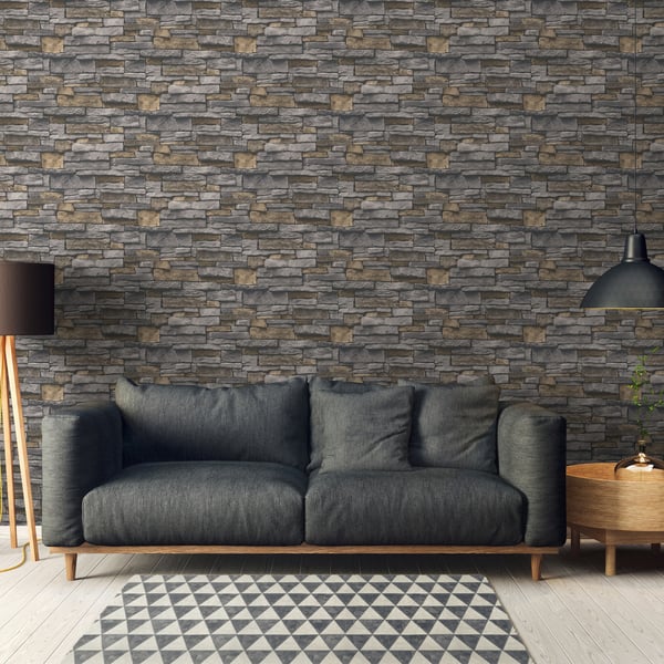 Galerie Bricks & More Wallpaper BB51134 Stone Wall