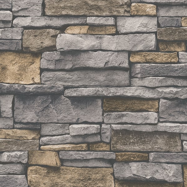 Galerie Bricks & More Wallpaper BB51134 Stone Wall