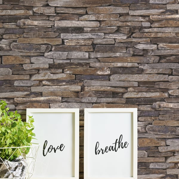 Galerie Bricks & More Wallpaper BB51145 Dry Stone Wall