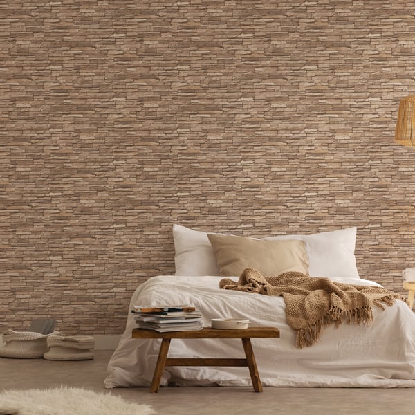 Galerie Bricks & More Wallpaper BB51147 Dry Stone Wall