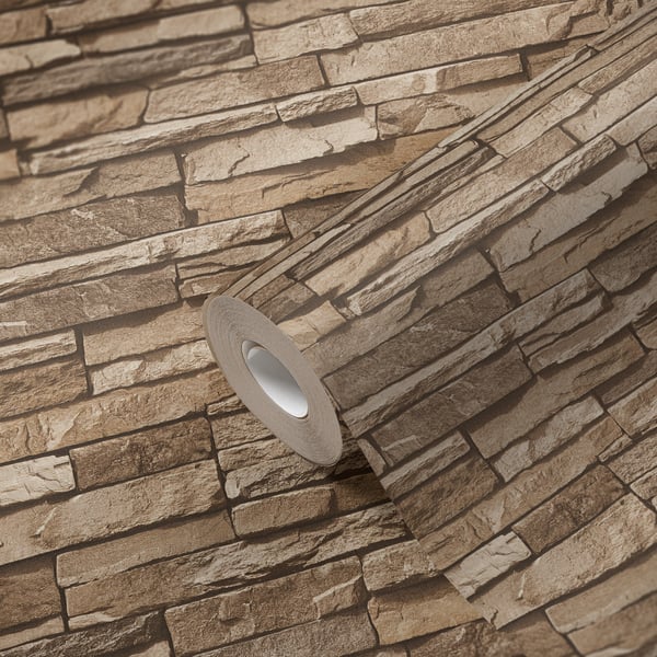 Galerie Bricks & More Wallpaper BB51147 Dry Stone Wall