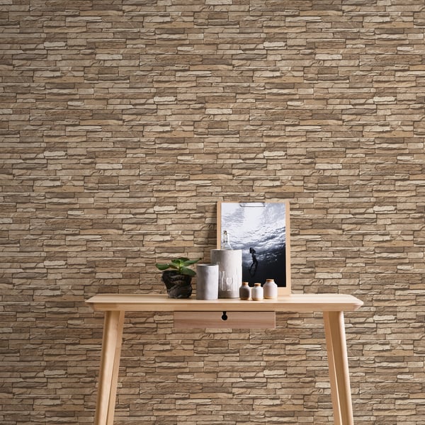 Galerie Bricks & More Wallpaper BB51147 Dry Stone Wall