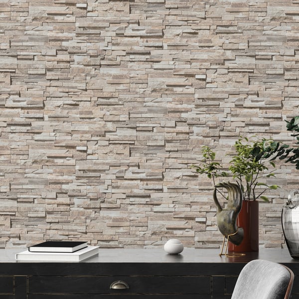 Galerie Bricks & More Wallpaper BB51151 Dry Stone Wall