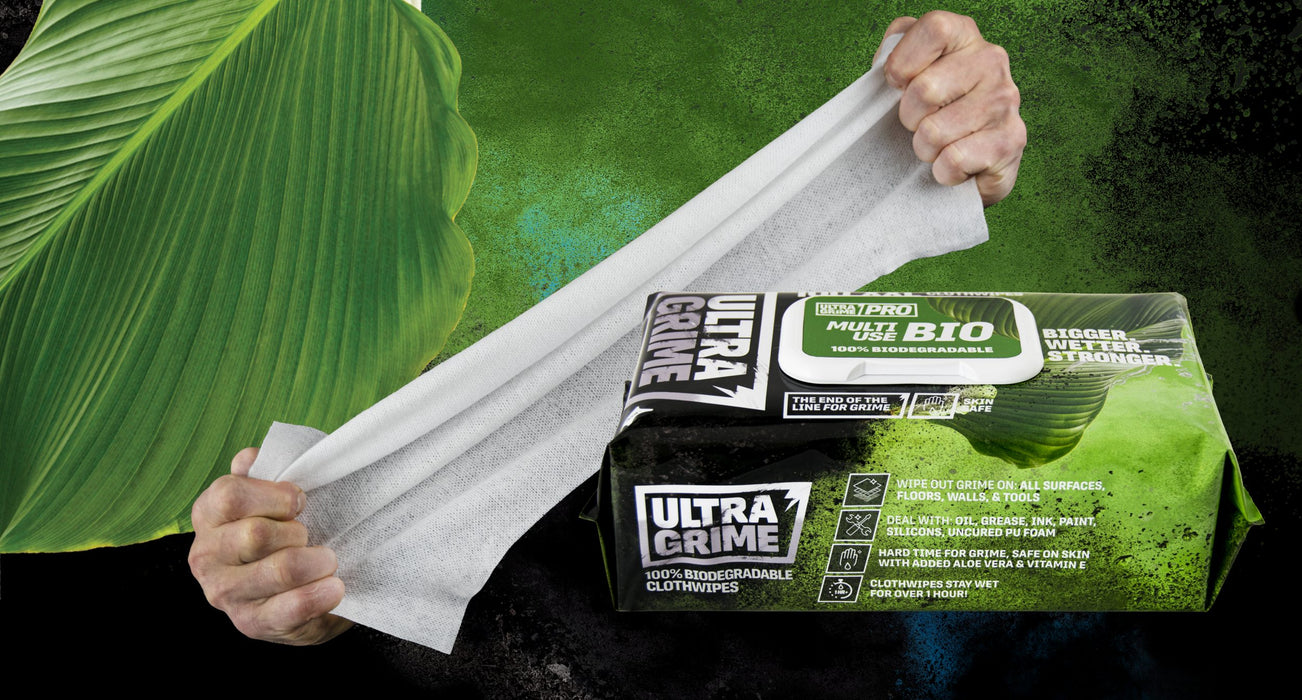 Uniwipe Ultragrime Pro Multi-Use Bio 100 XXL Huge Wipes