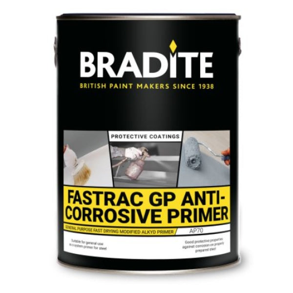 Bradite 5ltr Fastrac GP Red Anti Corrosive Primer