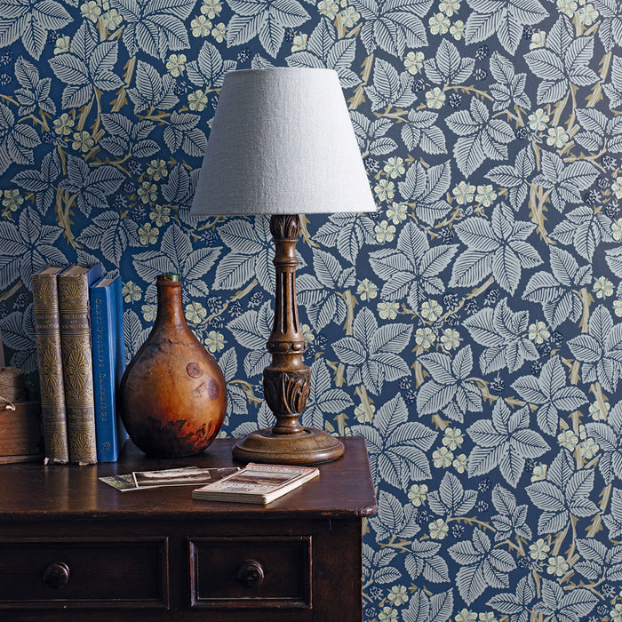 Morris & Co Bramble Indigo Wallpaper