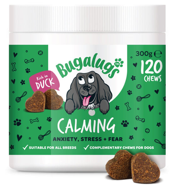 Bugalugs Calming Supplement Chews for dogs 120x