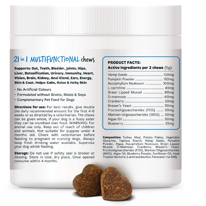 Bugalugs Itch & Immunty Chews 120x