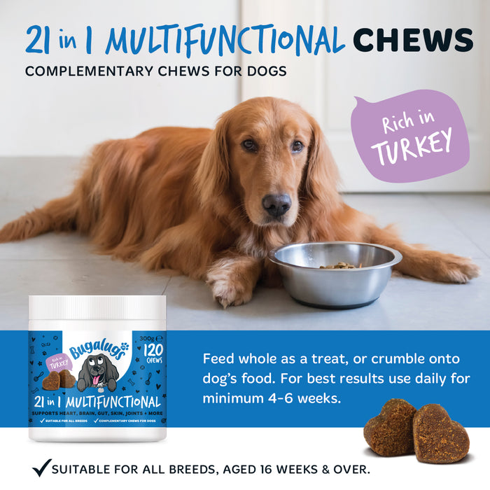 Bugalugs Itch & Immunty Chews 120x