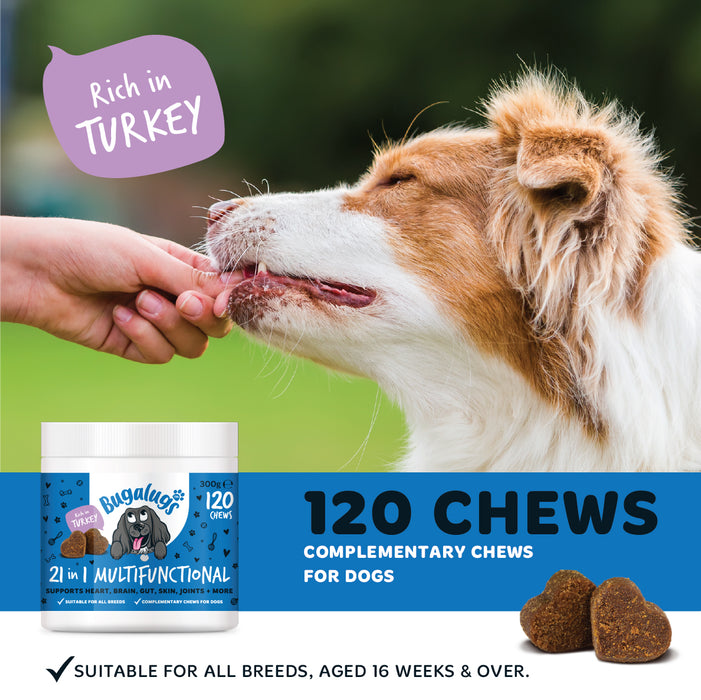 Bugalugs Itch & Immunty Chews 120x