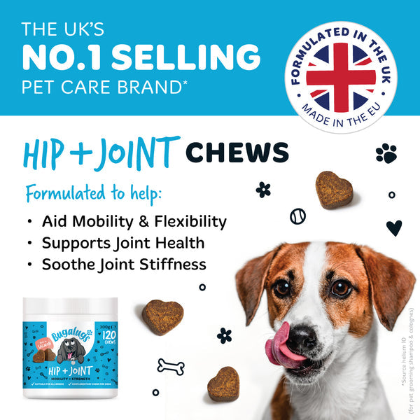 Bugalugs Hip & Joint Supplement Chews for dogs 120x