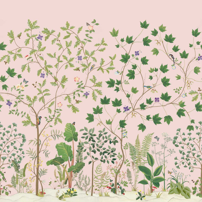 Sycamore & Oak Wild Rose Wallpaper