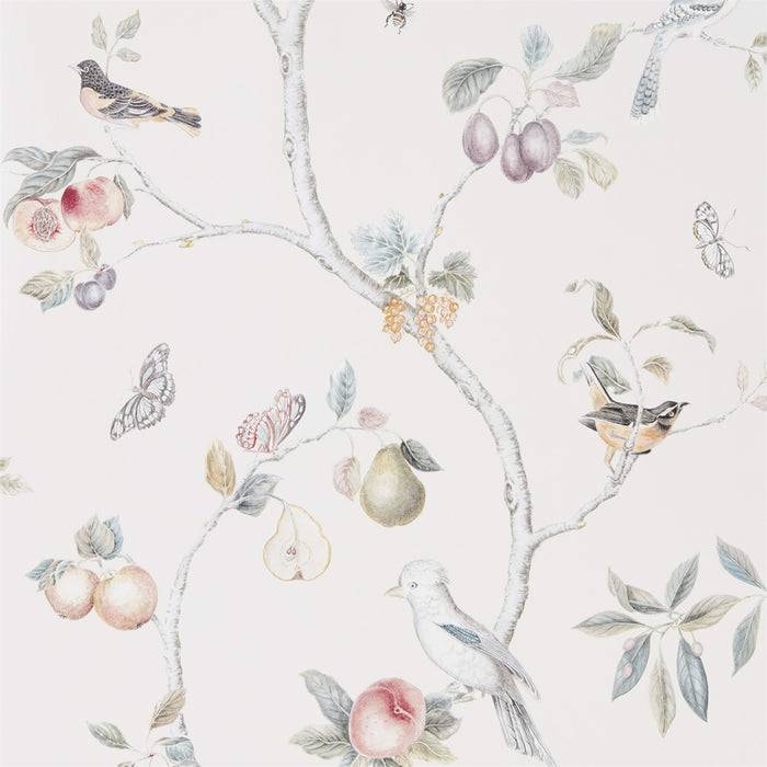 Fruit Aviary Cream/Multi Wallpaper