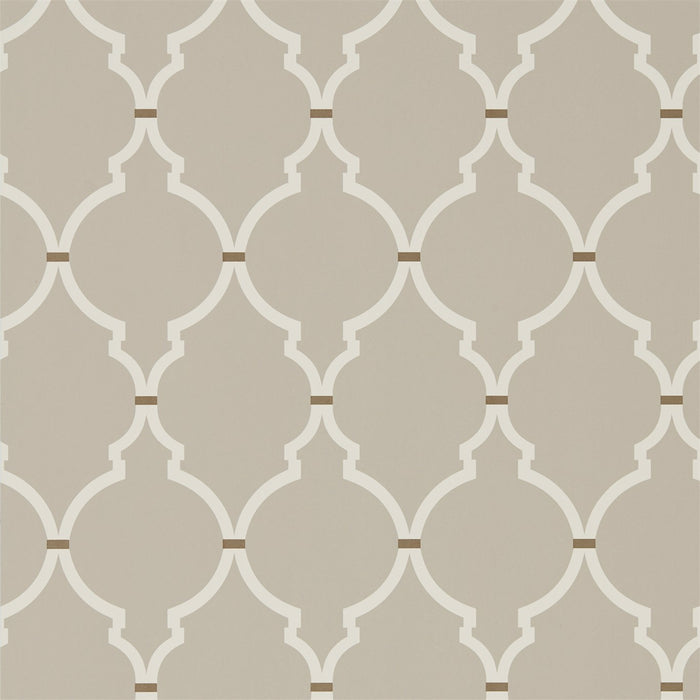 Empire Trellis Birch/Cream Wallpaper