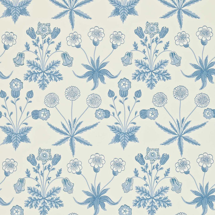 Morris & Co Daisy Blue/Ivory Wallpaper