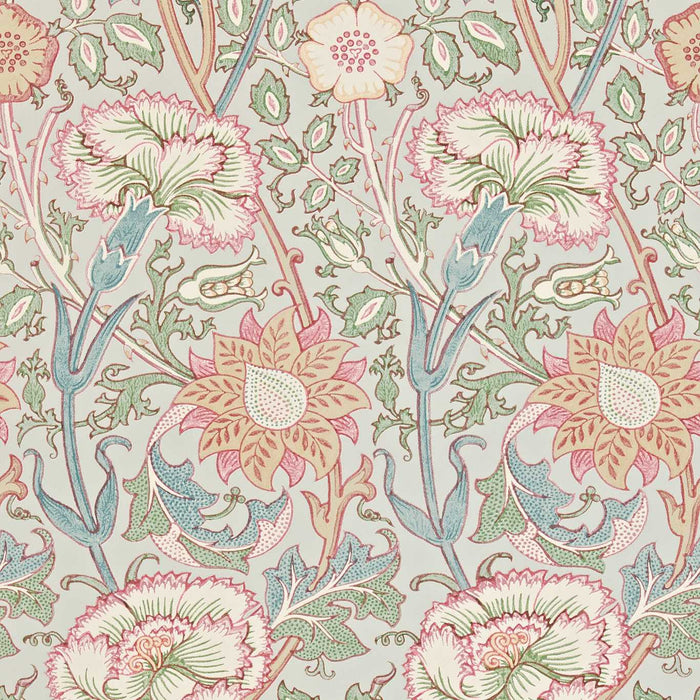 Morris & Co Pink & Rose Eggshell/Rose Wallpaper