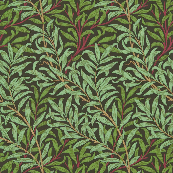 Morris & Co Willow Bough Bitter Chocolate Wallpaper