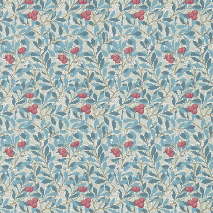 Morris & Co Arbutus Woad/Russet Wallpaper